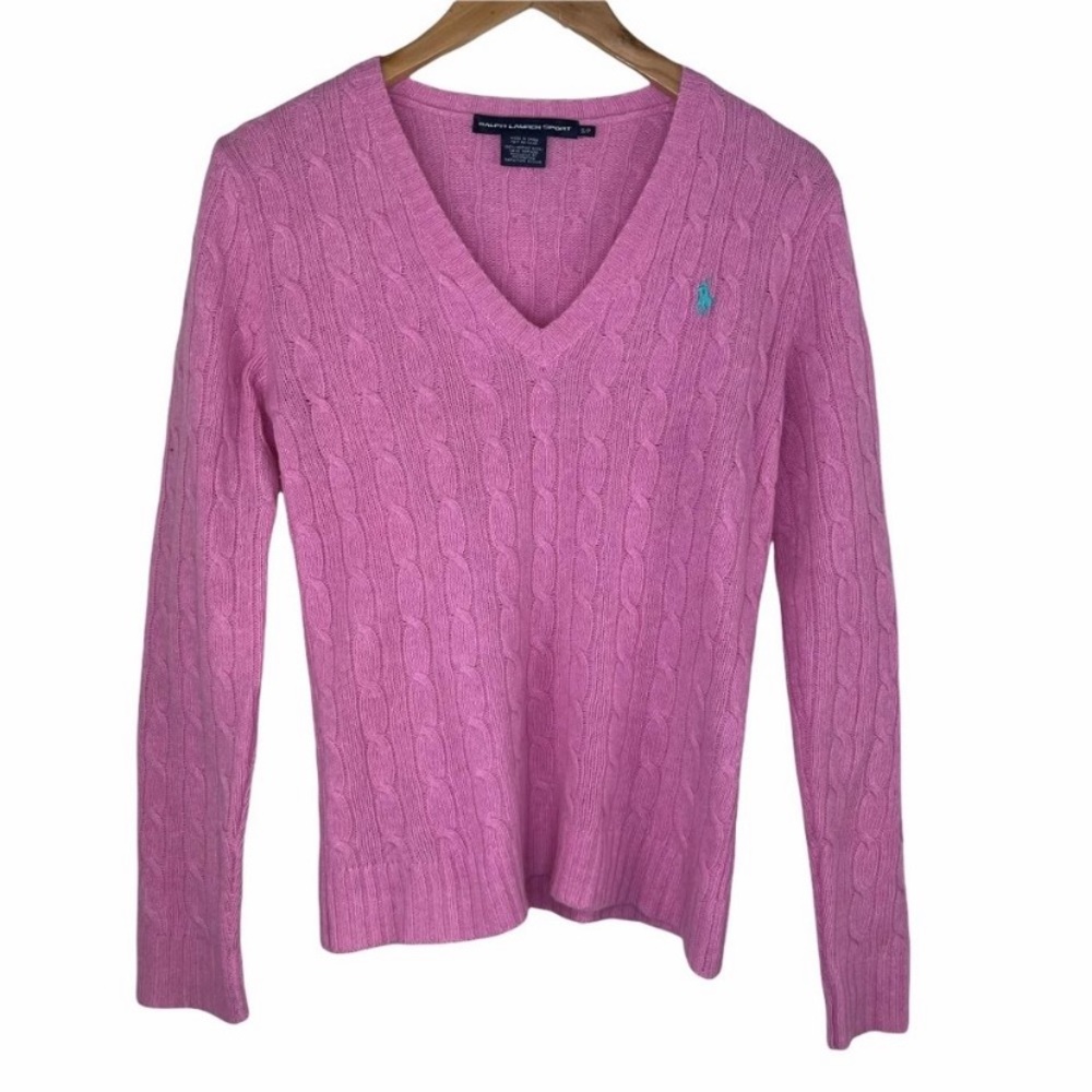 Ralph Lauren Sport Kimberly Cable Knit Sweater